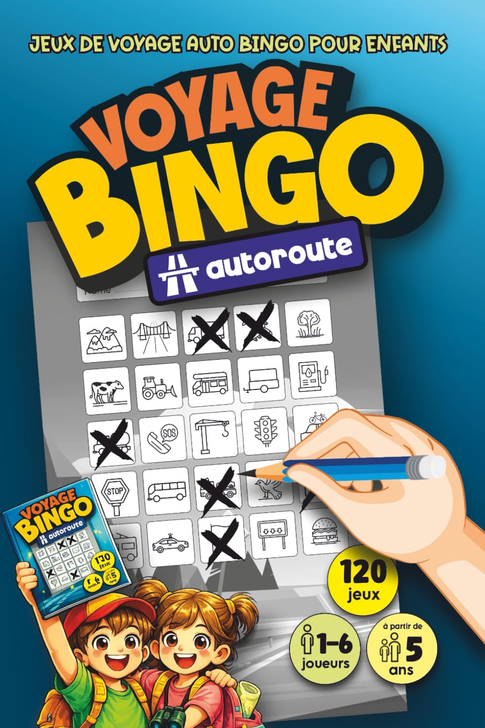 Voyage Bingo Autoroute couverture du livre pour enfants